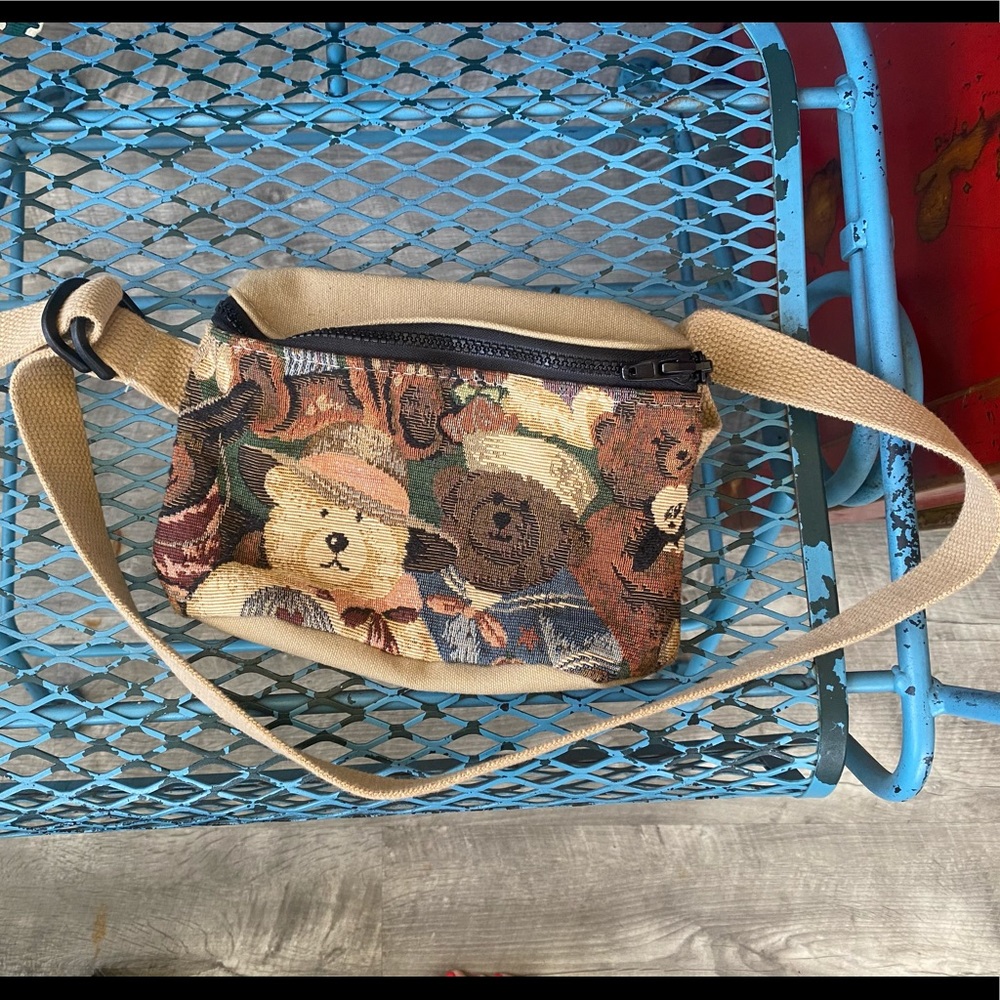 Adorable Teddy Bear Tapestry Fanny Pack